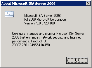 ISA Server 2006 Standard Edition & Enterprise Edition Common